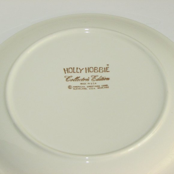 Holly Hobbie 1972 Vintage Collector Plate 10 1/4" Seventies Great Gift - Picture 4 of 4